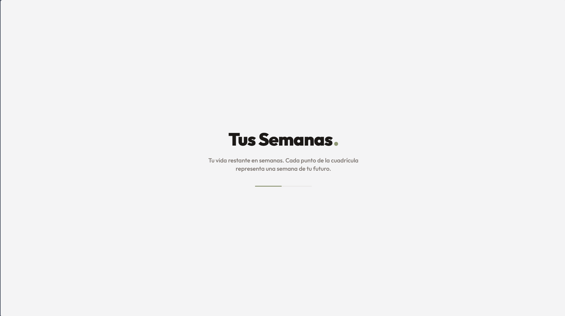 Transición — Tus Semanas